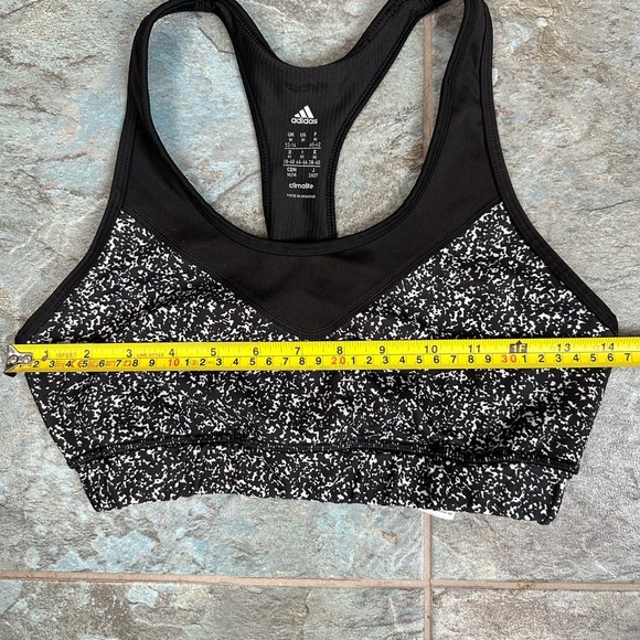 Adidas Techfit Racerback Compression Stretch Climacool Sports Bra Size Medium - Picture 6 of 7